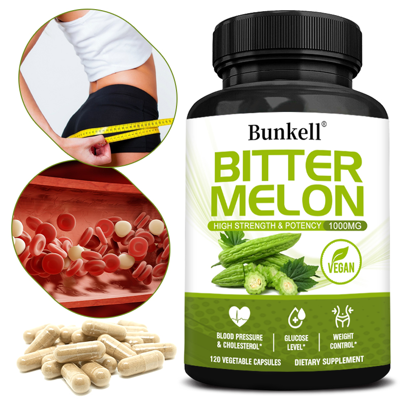 Bitters Bottle Set - แคปซูลสารสกัดมะระขี้นกอินเดียออร์แกนิก - ช่วยปรับสมดุลน้ำตาลในเลือดและเผาผลาญไขมัน ช่วยดีท็อกซ์และระบบย่อยอาหาร ปราศจาก GMO