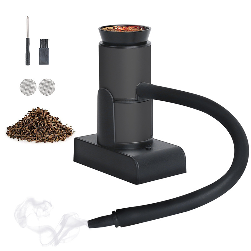 Smoking Gun Kit - แบบพกพาค็อกเทลสูบบุหรี่ชุดปืนสูบบุหรี่ไม้ชิปอาหารสูบบุหรี่สําหรับสเต็กเนื้อบาร์บีคิวย่างบาร์บีคิวผลไม้แห้ง
