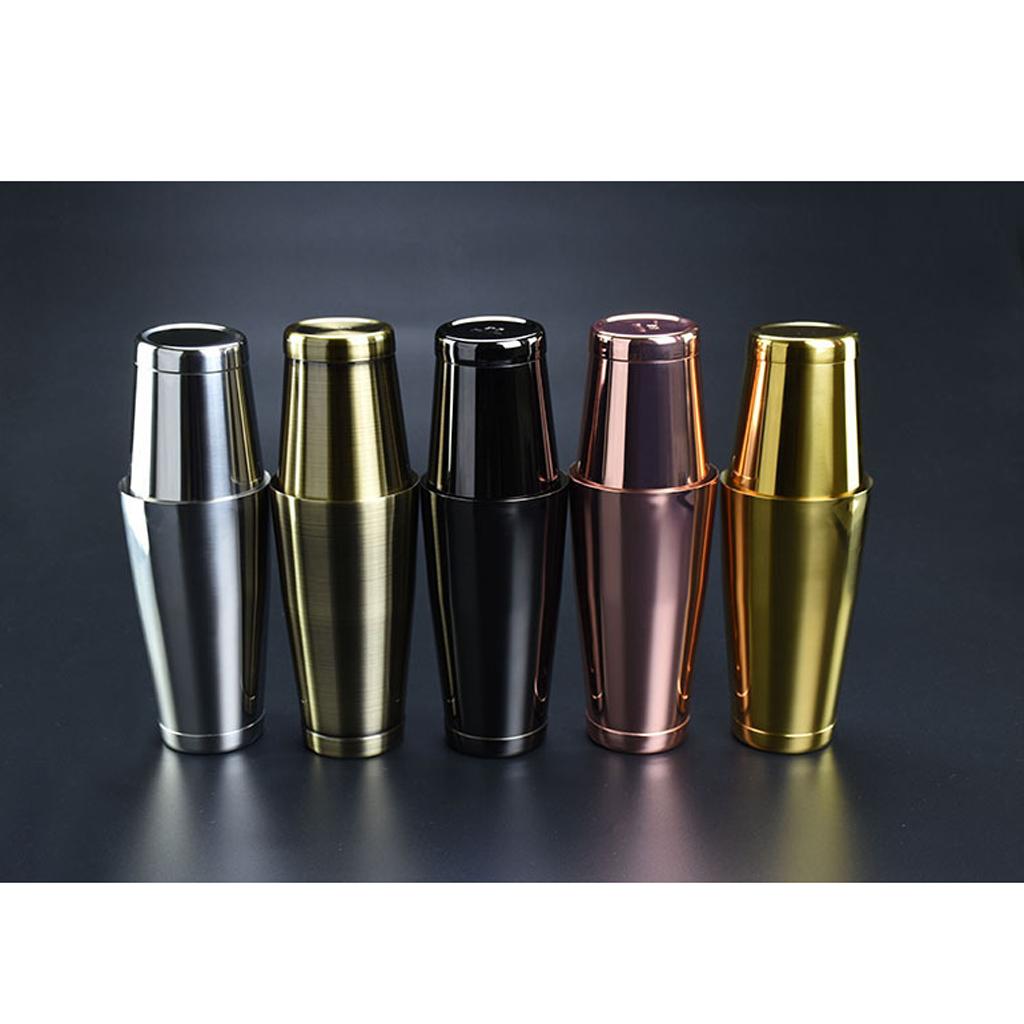Boston Shaker Set - ชุดเชคเกอร์บาร์สเตนเลสสตีล บอสตันเชคเกอร์ ถ้วยผสมเครื่องดื่มค็อกเทลระดับมืออาชีพสำหรับใช้ในบาร์