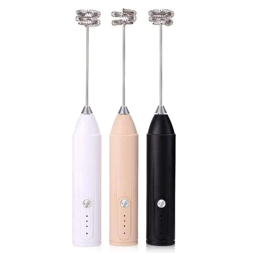 Citrus Juicer Bar - เครื่องตีฟองนมแบบมือถือ USB ปรับความเร็วได้ 3 ระดับ เครื่องตีไข่ไฟฟ้า