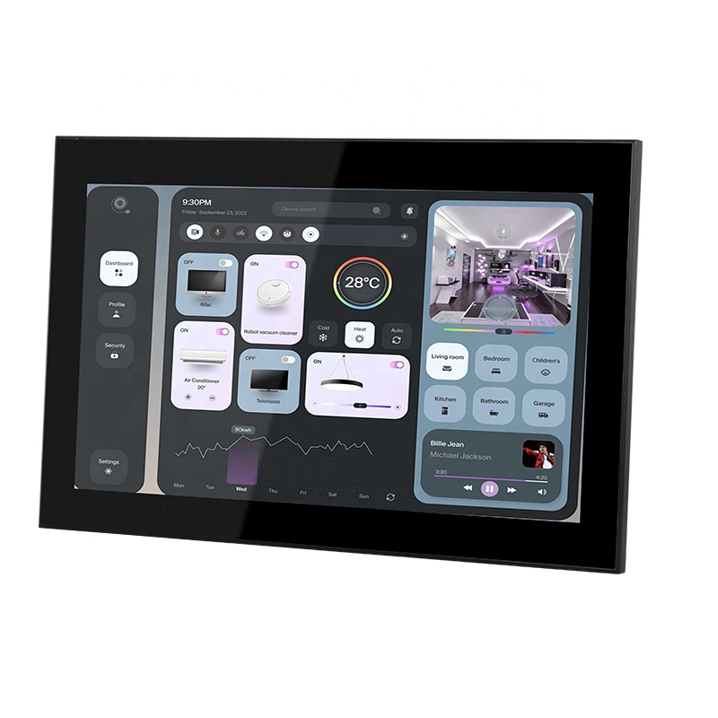 Home Bar Android - กริ่งประตูอัจฉริยะระบบแอนดรอยด์ขนาดใหญ่ 14 นิ้ว ดีไซน์แบบแท่ง ควบคุมผ่านแอพ Wi-Fi