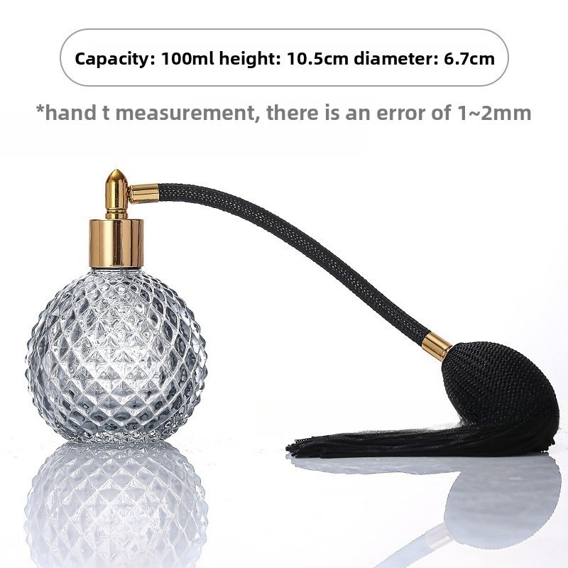 Bitters Bottle Set - ขวดน้ำหอมแบบพกพาขนาด 100 มล. พร้อมถุงลมนิรภัย ดีไซน์คริสตัล สวยงาม