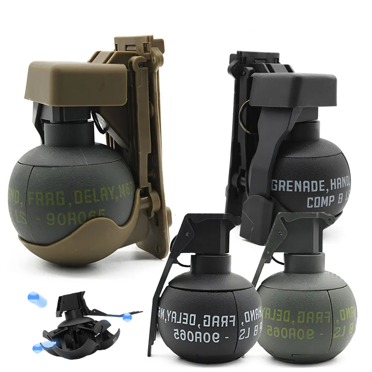 Smoking Gun Kit - ชุดโมเดลระเบิดยุทธวิธี AA, โมเดลระเบิด M67, ระเบิด, ระเบิดควันเด้ง,