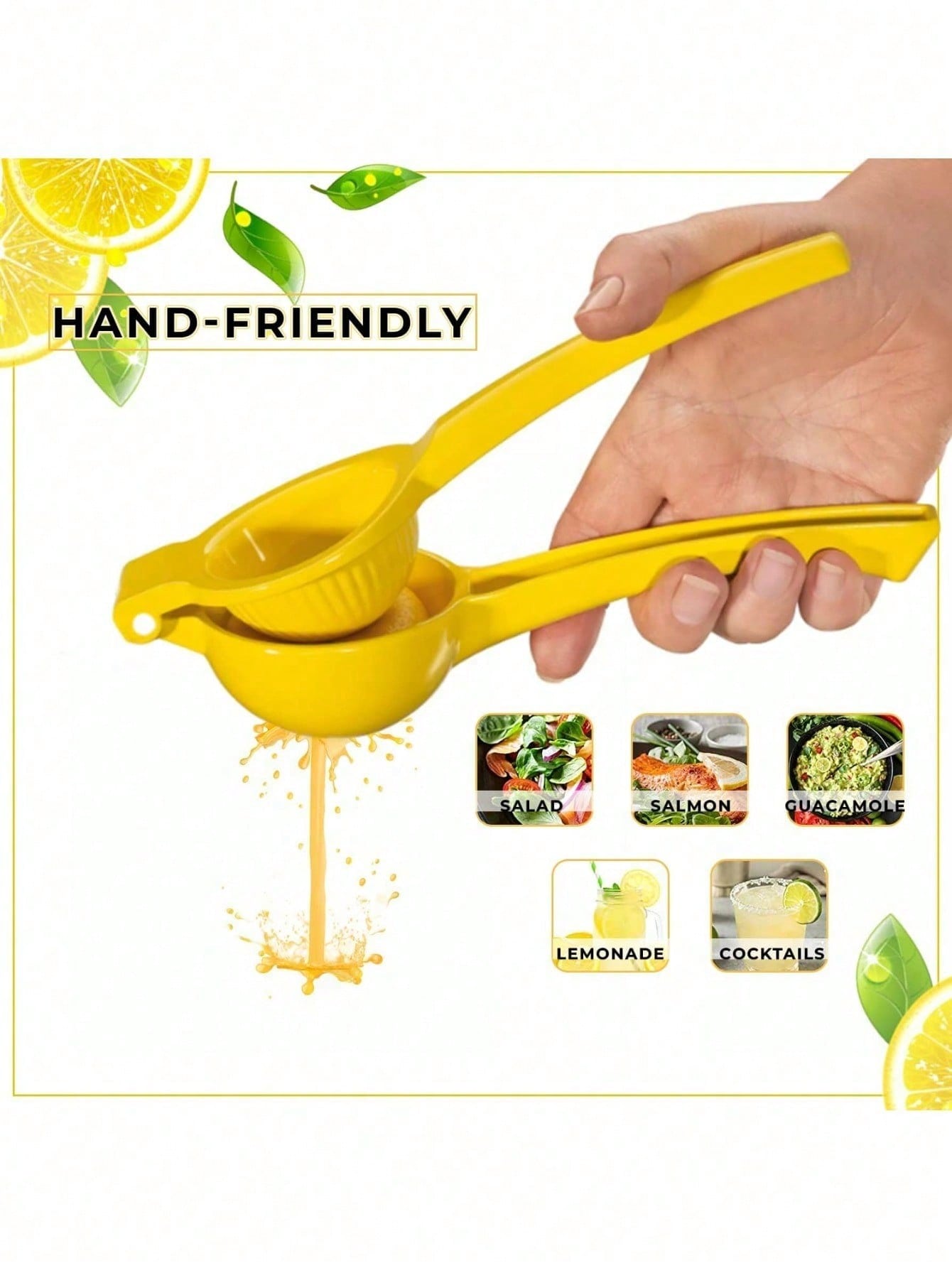 Citrus Juicer Bar - ที่คั้นมะนาวแบบมือหมุน 1 ชิ้น อุปกรณ์คั้นน้ำผลไม้สำหรับครัวเรือน เครื่องมือทำน้ำผลไม้ ที่คั้นมะนาว