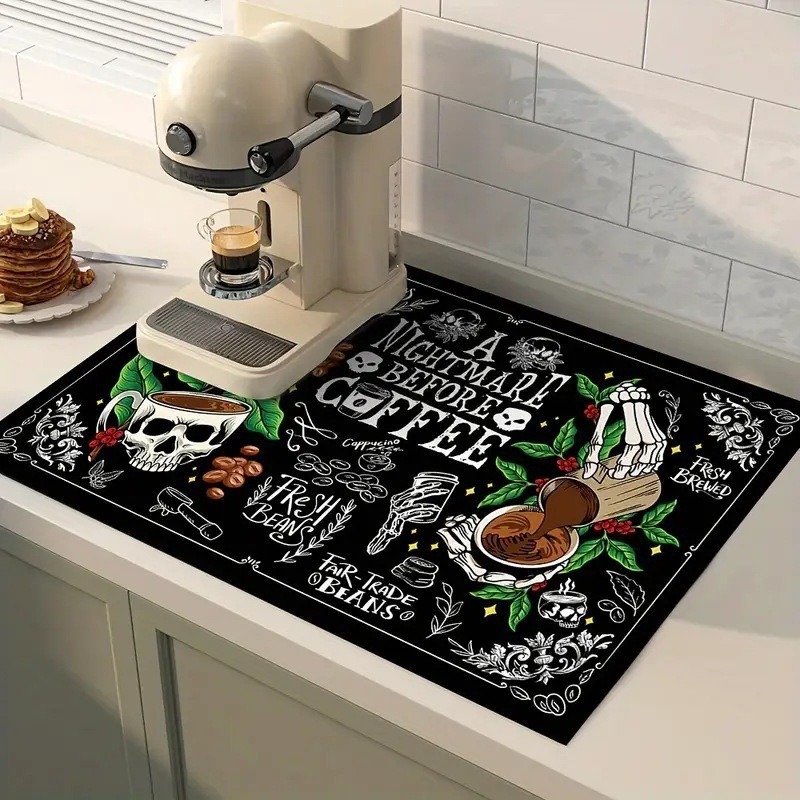แผ่นรองกาแฟ แผ่นรองซับน้ำ แผ่น - Bar Mat Rubber บทวิจารณ์และราคา