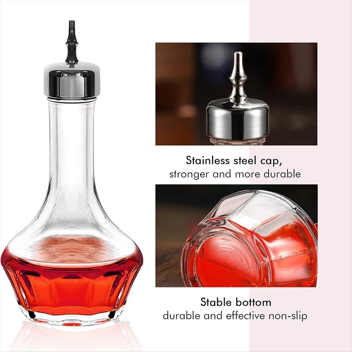 ชุดขวดบิทเทอร์ A75K 6 ชิ้น ขนา - Bitters Bottle Set บทวิจารณ์และราคา