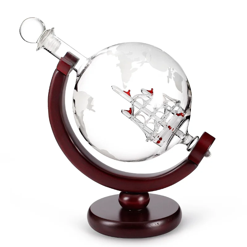 ขวดเหล้าวิสกี้ Globe แก้วไวน์ช - Decanter Globe Set บทวิจารณ์และราคา