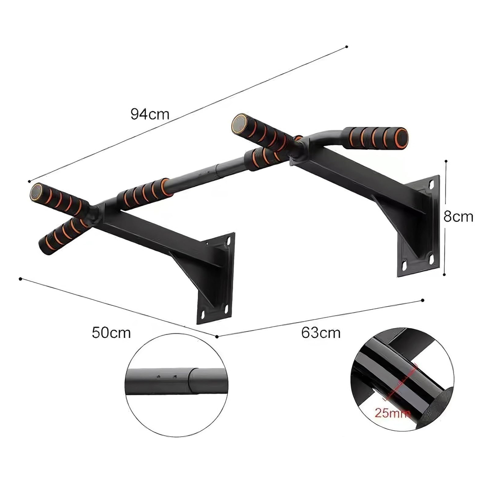 บาร์โหนปรับระดับได้ โครงเหล็ก  - Home Bar And Gym บทวิจารณ์และราคา