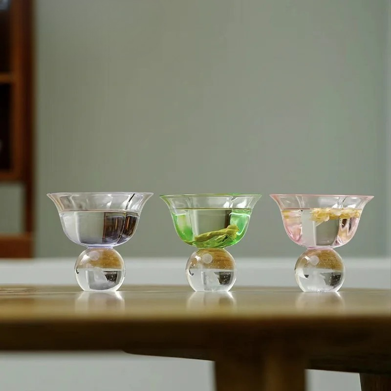 แก้วชาคริสตัลทรงดอกไม้ 95 มล.  - Highball Glass Set บทวิจารณ์และราคา
