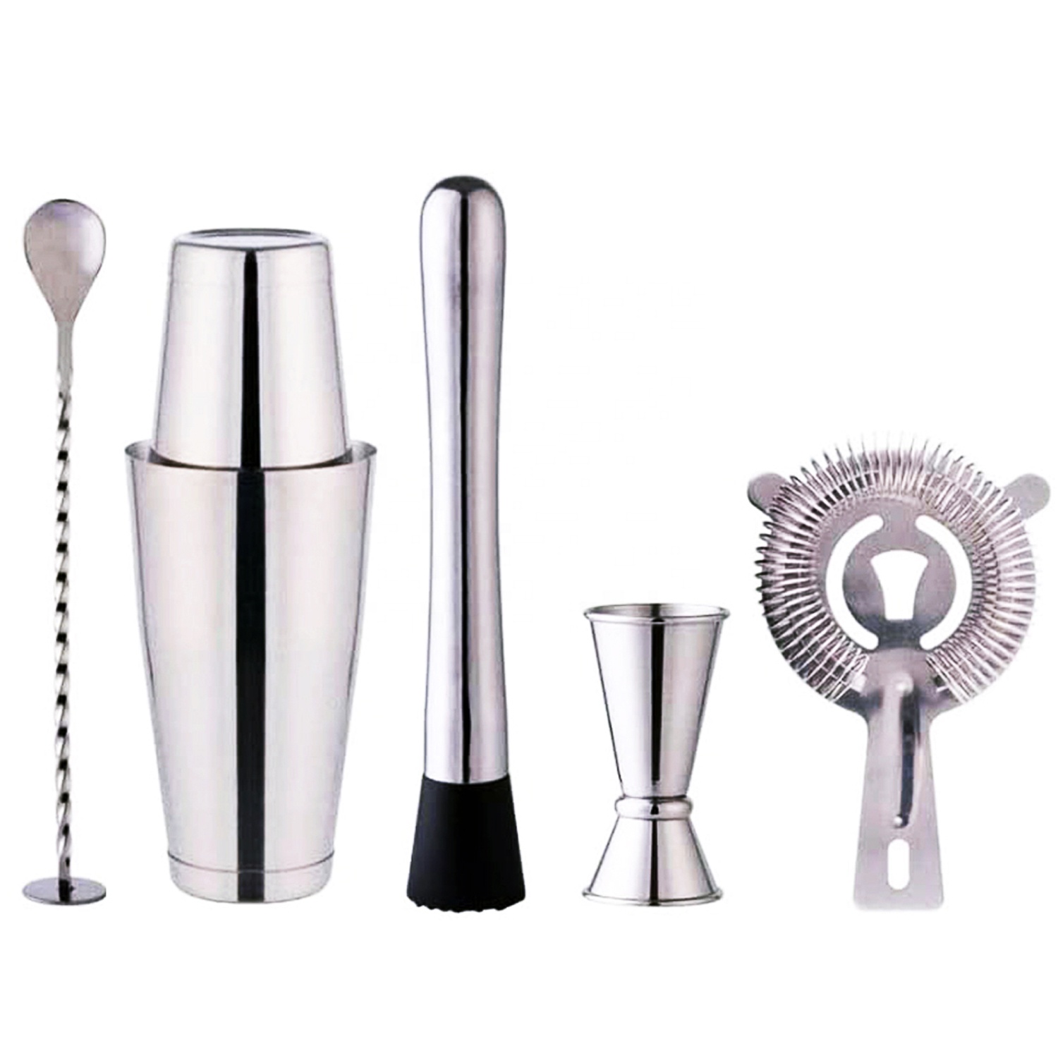 ชุดเชคเกอร์บอสตัน 6 ชิ้น ยี่ห้ - Boston Shaker Set บทวิจารณ์และราคา