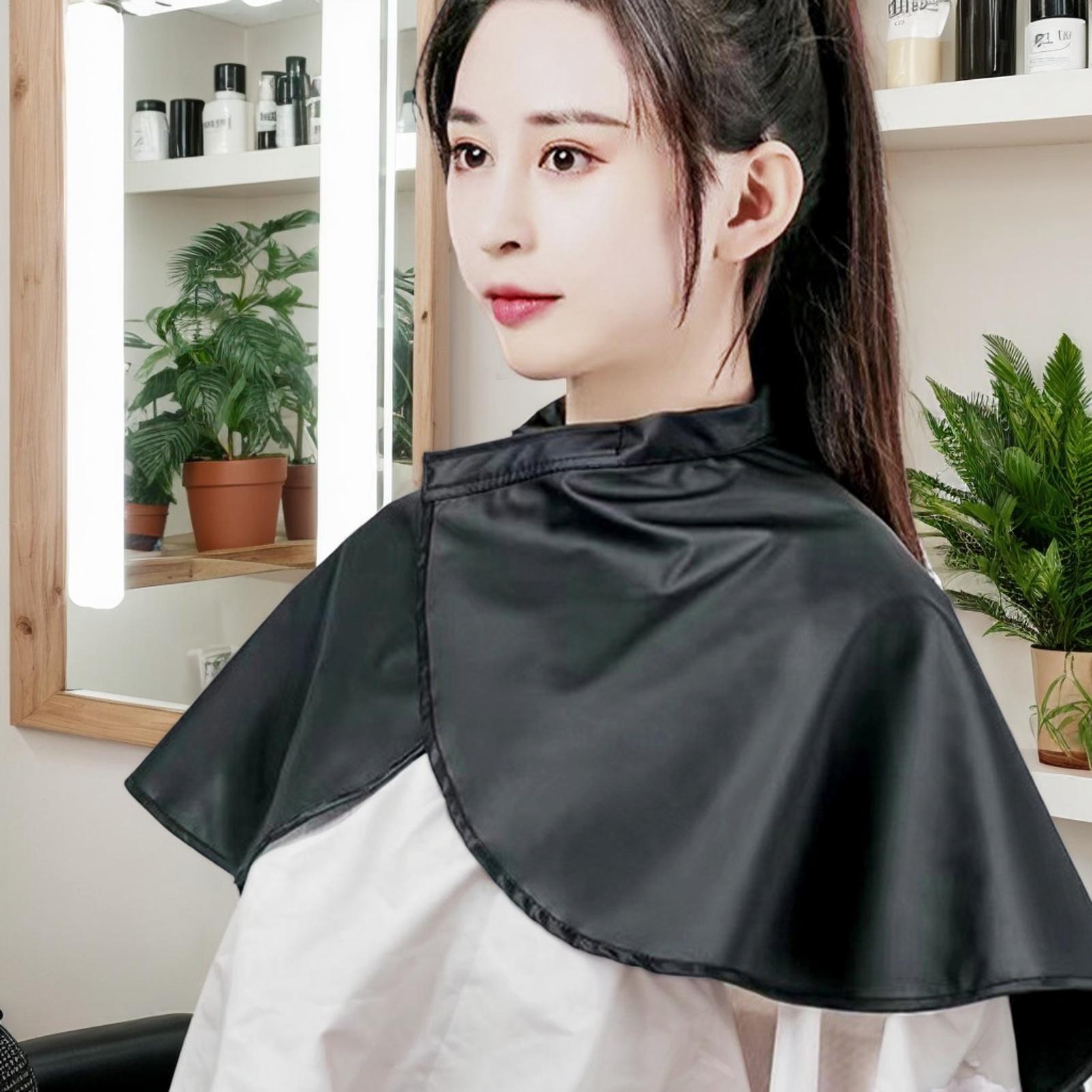 ผ้าคลุมตัดผมสีดำแบบสั้นทรงสี่เ - Home Barber บทวิจารณ์และราคา