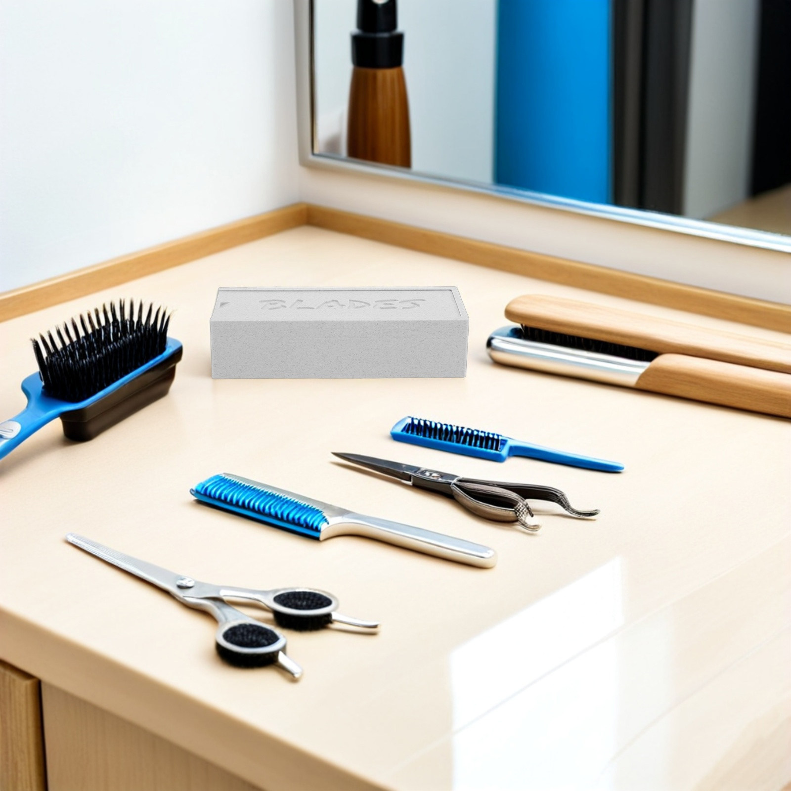 กล่องเก็บใบมีดสองช่องสีขาว ที่ - Home Barber บทวิจารณ์และราคา