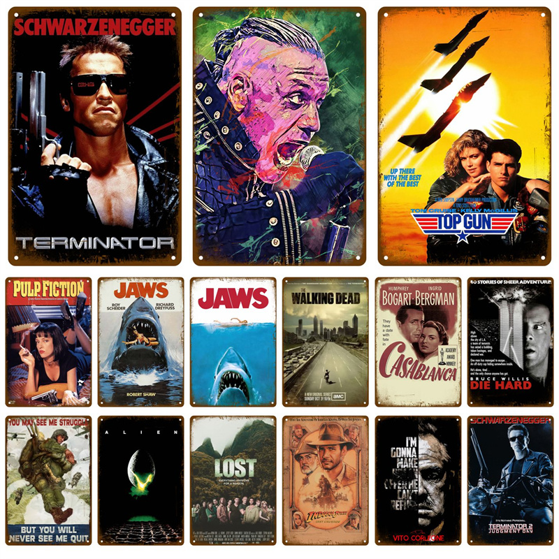 ป้ายโลหะ HD สไตล์วินเทจ โปสเตอ - Home Bar And Theater บทวิจารณ์และราคา