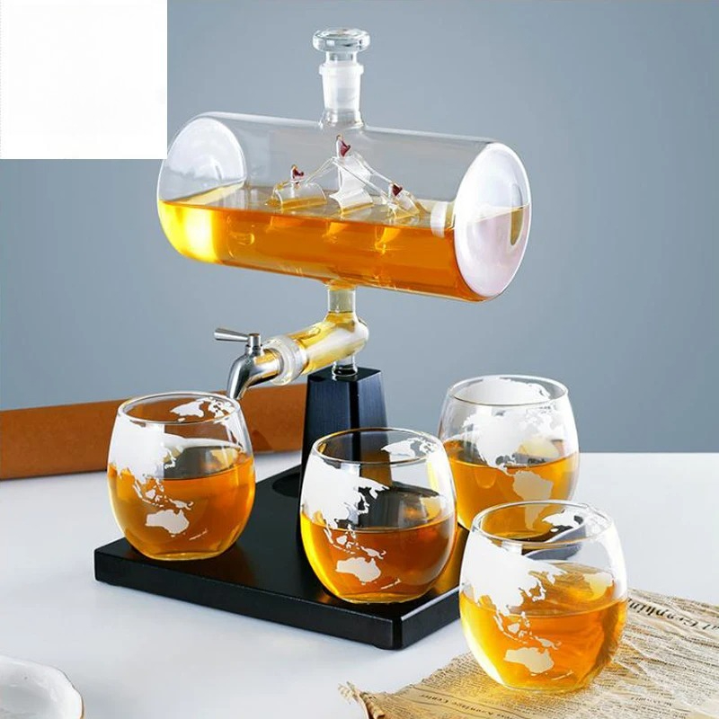 ขวดเหล้าวิสกี้ทรงโบราณ ชุดขวดไ - Decanter Globe Set บทวิจารณ์และราคา