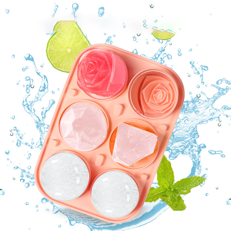 3D Rose เพชรรอบ Ice Cube แม่พิ - Ice Mold Sphere บทวิจารณ์และราคา