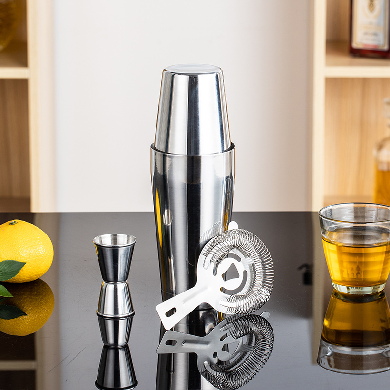 ชุดเครื่องมือบาร์สเตนเลสสตีล ช - Boston Shaker Set บทวิจารณ์และราคา