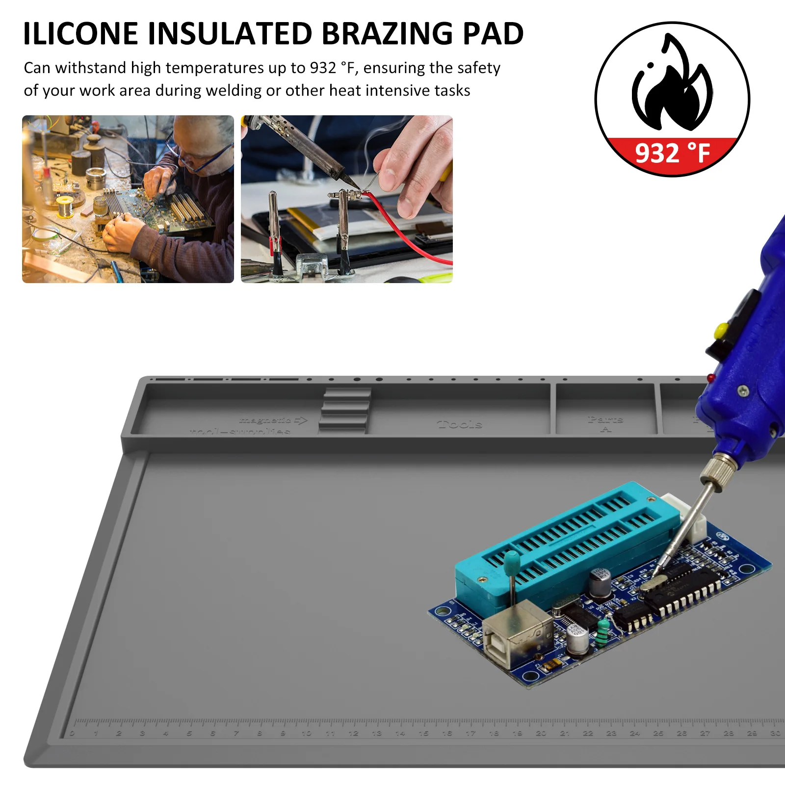 แผ่นซ่อมงานซิลิโคนแผ่นสถานีบัด - Bar Mat Rubber บทวิจารณ์และราคา