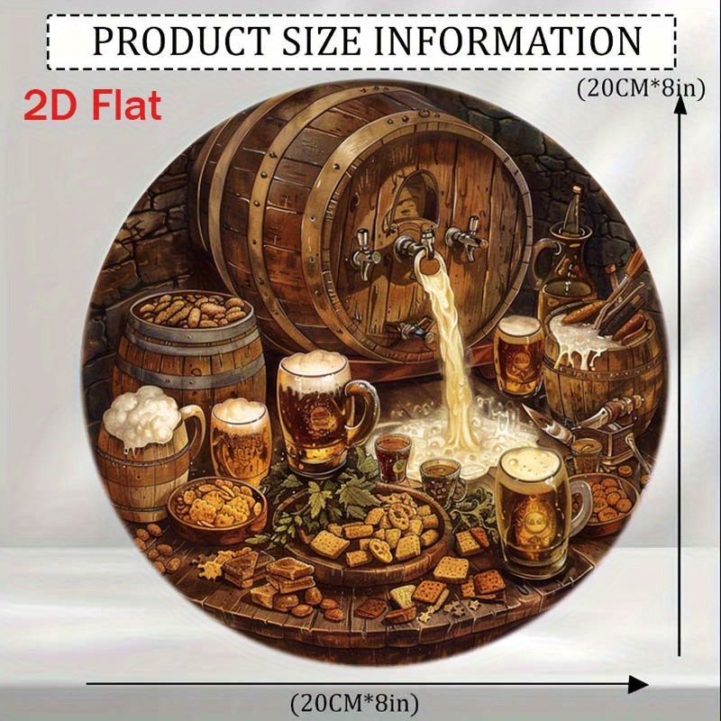 ป้ายอะลูมิเนียมทรงกลม 2 มิติ 1 - Home Bar Cafe บทวิจารณ์และราคา