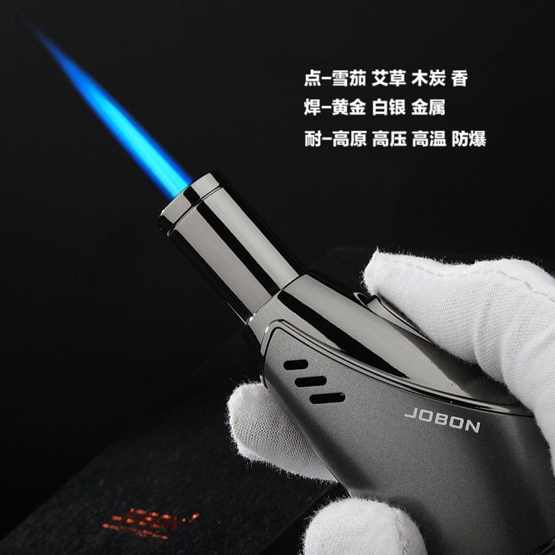 Jobon Windproof เปลวไฟสีฟ้าไฟแ - Smoking Gun Kit บทวิจารณ์และราคา
