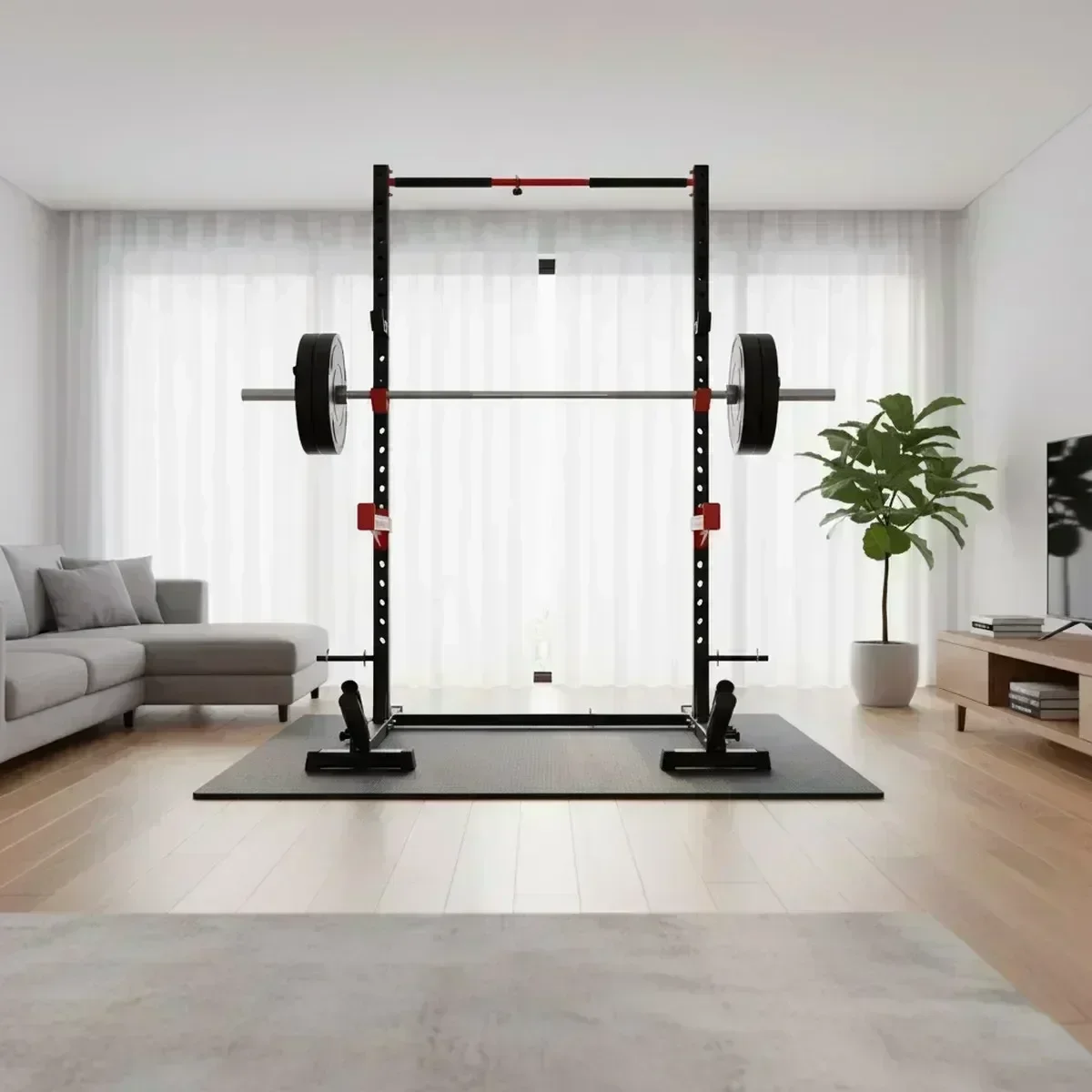 แร็คสควอทปรับระดับได้สำหรับยิม - Home Bar And Gym บทวิจารณ์และราคา