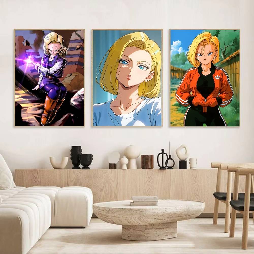 โปสเตอร์อนิเมะดราก้อนบอล แอนดร - Home Bar Android บทวิจารณ์และราคา