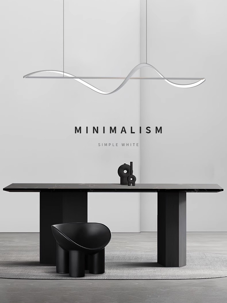 โคมไฟติดเพดาน LED โค้งแบบมินิม - Home Bar Word บทวิจารณ์และราคา