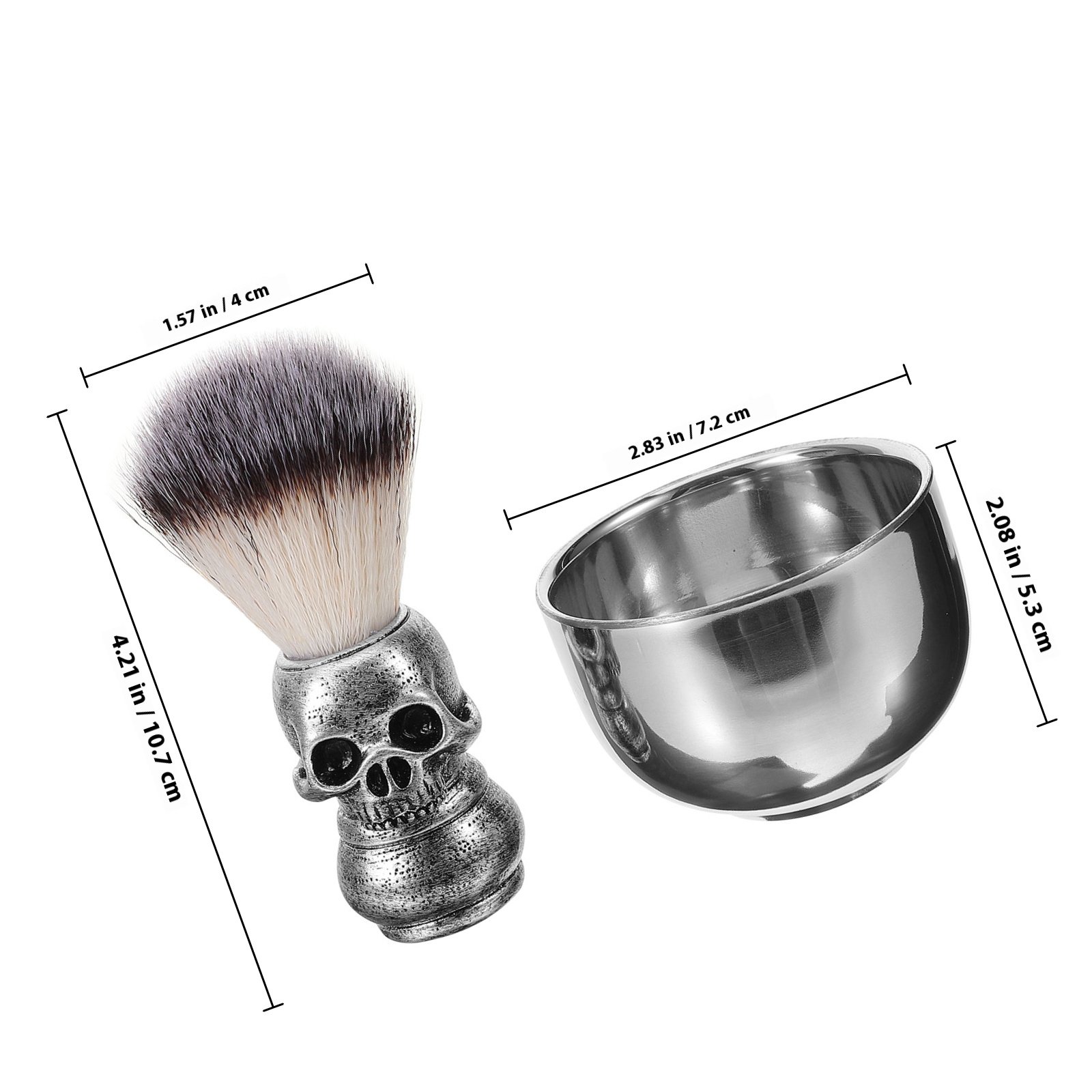 ชุดแปรงและชามโกนหนวดมืออาชีพ 1 - Home Barbershop บทวิจารณ์และราคา