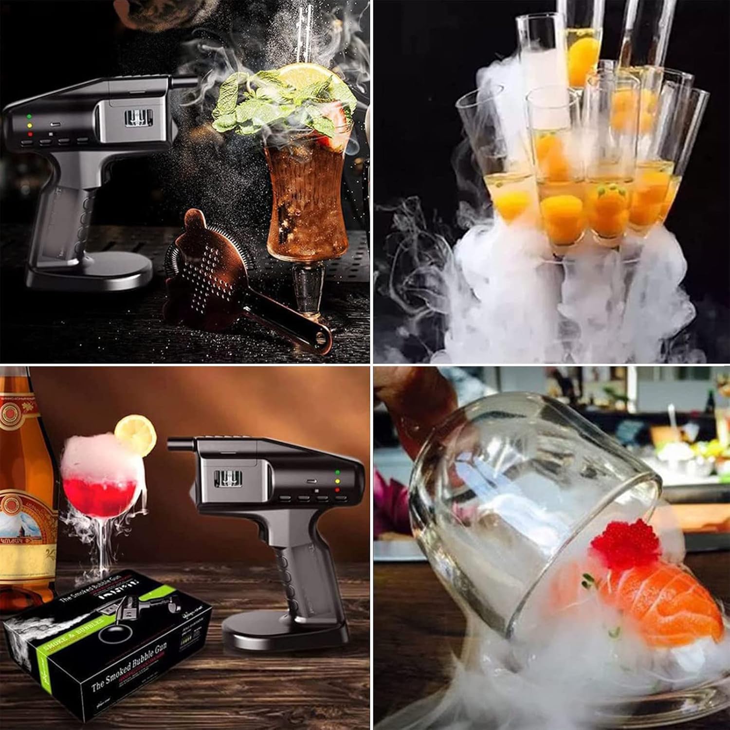 ปืนพ่นควันค็อกเทลแบบพกพาสำหรับ - Smoking Gun Kit บทวิจารณ์และราคา