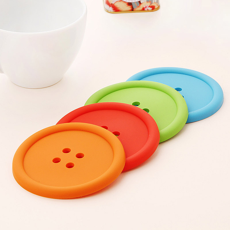 แผ่นรองแก้วซิลิโคนหลากสี น่ารั - Bar Mat Rubber บทวิจารณ์และราคา