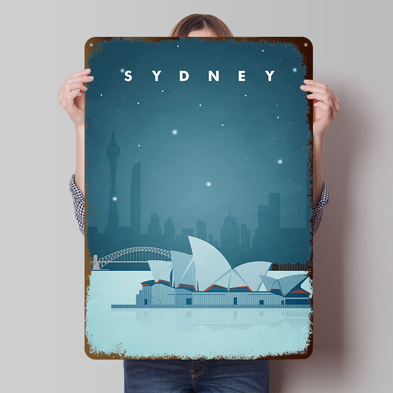ป้ายโลหะวินเทจแบบกำหนดเองลายโป - Home Bar Sydney บทวิจารณ์และราคา