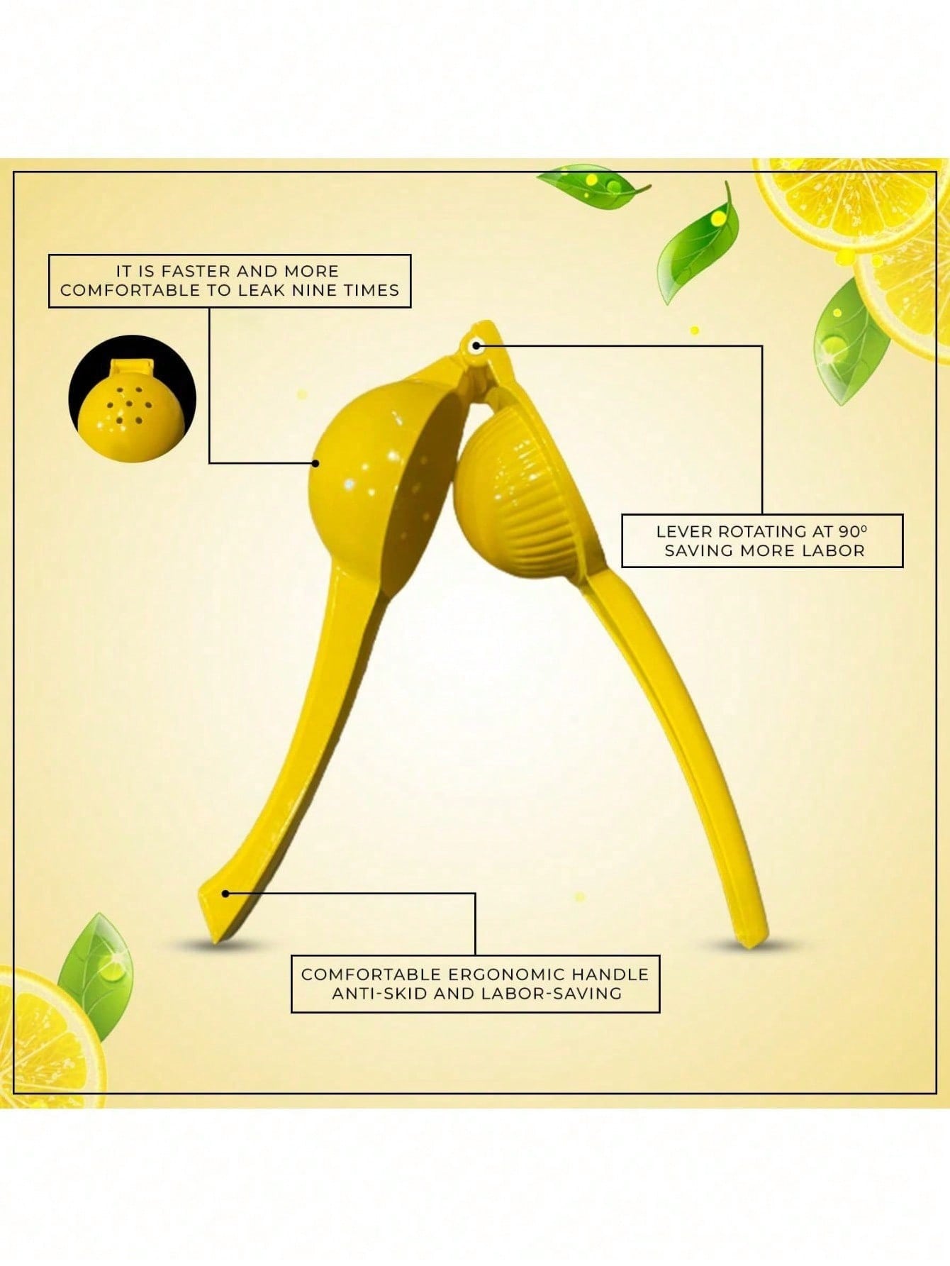 ที่คั้นมะนาวแบบมือหมุน 1 ชิ้น  - Citrus Juicer Bar บทวิจารณ์และราคา